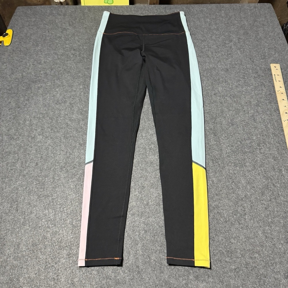SOLID & STRIPED‎ SPORT Athletic Leggings pants Color Block Size S Workout Gym